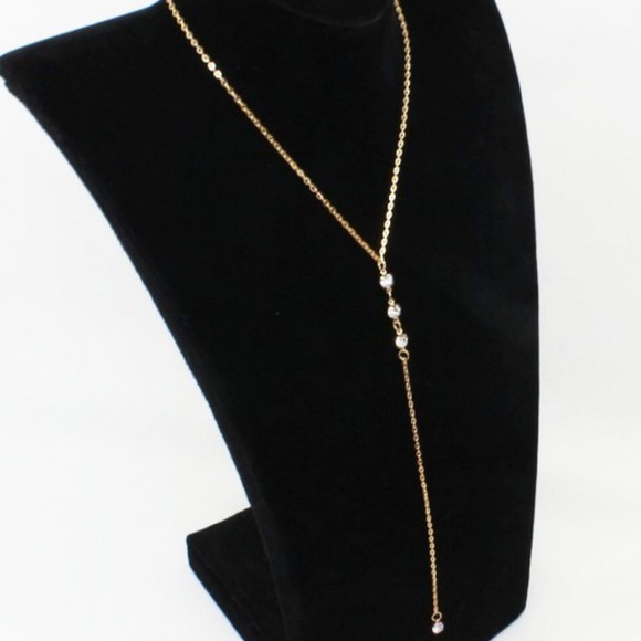 Crystal Backdrop Back Body Necklace - Picture 6 of 15